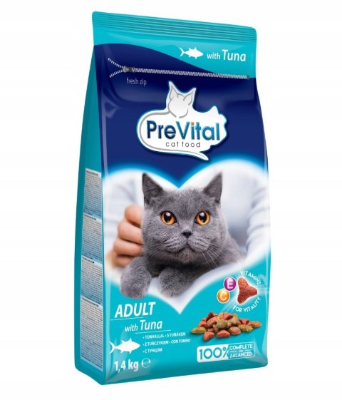 PREVITAL tuńczyk karma sucha dla kotów 1,4kg PREVITAL tuńczyk karma sucha dla kotów 1,4kg