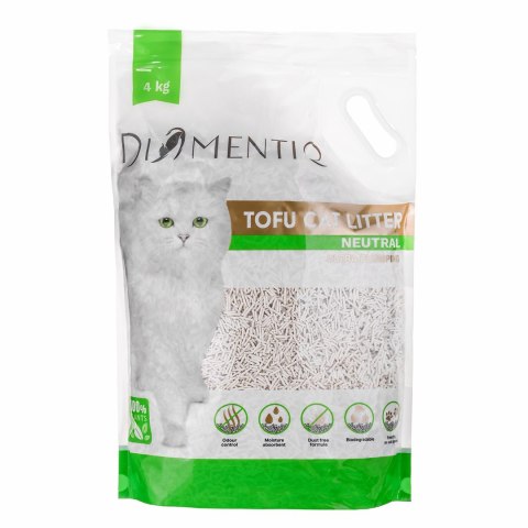 DIAMENTIQ Żwirek Tofu zbrylający 4 kg NATURALNY DIAMENTIQ Żwirek Tofu zbrylający 4 kg NATURALNY