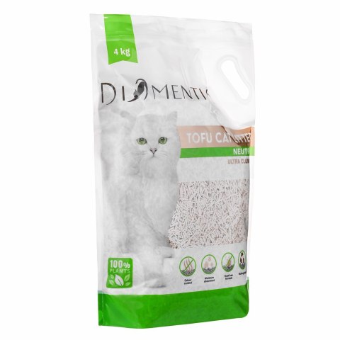 DIAMENTIQ Żwirek Tofu zbrylający 4 kg NATURALNY DIAMENTIQ Żwirek Tofu zbrylający 4 kg NATURALNY