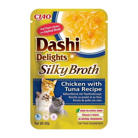INABA CAT DASHI DELIGHTS SILKY CHICKEN TUNA 40g INABA CAT DASHI DELIGHTS SILKY CHICKEN TUNA 40g