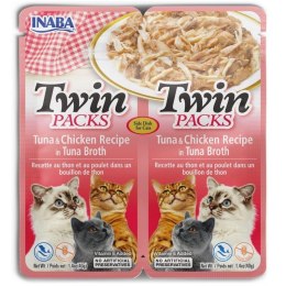 INABA CAT TWIN TUNA & CHICKEN 2x40g