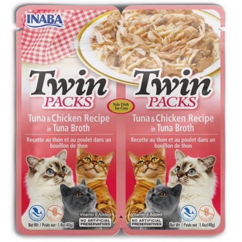 INABA CAT TWIN TUNA & CHICKEN 2x40g INABA CAT TWIN TUNA & CHICKEN 2x40g