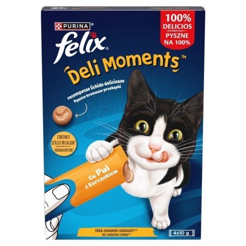 PURINA FELIX Deli Moments Chicken 4x10g PURINA FELIX Deli Moments Chicken 4x10g