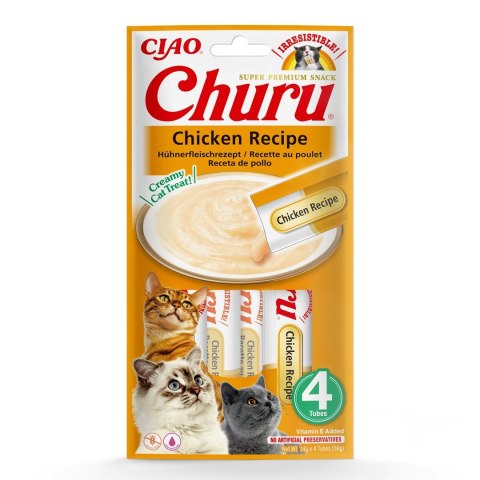 Przysmak CHURU z kurczakiem dla kota 4x14g Przysmak CHURU z kurczakiem dla kota 4x14g