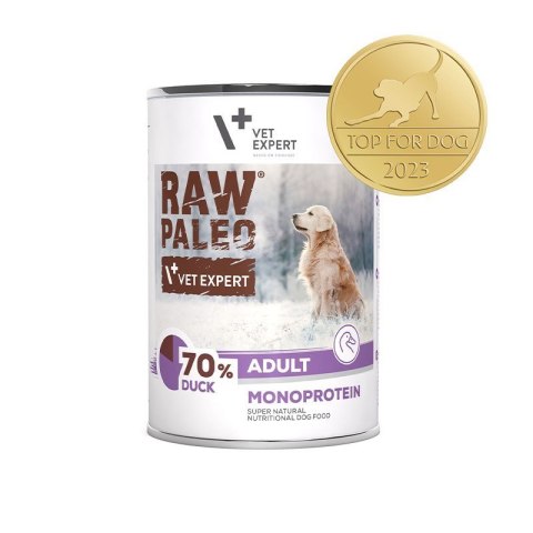 VetExpert Raw Paleo Kaczka Adult Can400g VetExpert Raw Paleo Kaczka Adult Can400g