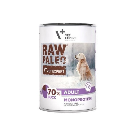VetExpert Raw Paleo Kaczka Adult Can400g VetExpert Raw Paleo Kaczka Adult Can400g