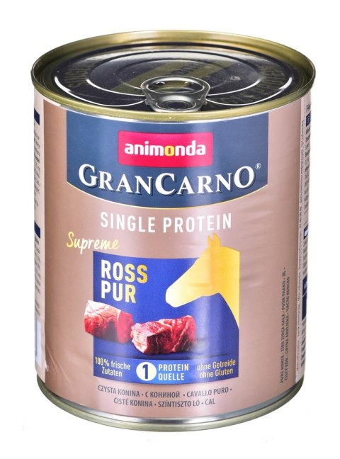 ANIMONDA GranCarno Single Protein konina - mokra karma dla psa - 800g ANIMONDA GranCarno Single Protein konina - mokra karma dla psa - 800g