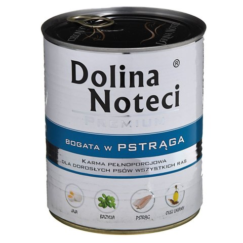DOLINA NOTECI Premium bogata w pstrąga - mokra karma dla psa - 800g DOLINA NOTECI Premium bogata w pstrąga - mokra karma dla psa - 800g