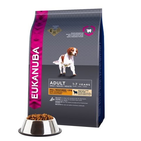EUKANUBA Adult Small&Medium Breeds rich in lamb & rice - sucha karma dla psa - 12 kg EUKANUBA Adult Small&Medium Breeds rich in lamb & rice - sucha karma dla psa - 12 kg