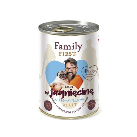 FAMILY FIRST Adult Jagnięcina z ziemniakami - mokra karma dla psa - 400 g FAMILY FIRST Adult Jagnięcina z ziemniakami - mokra karma dla psa - 400 g