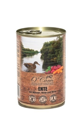 O'CANIS Kaczka, proso, marchew - mokra karma dla psa - 400 g O'CANIS Kaczka, proso, marchew - mokra karma dla psa - 400 g
