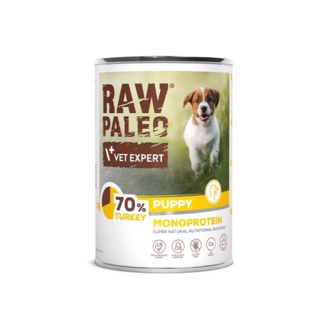 VetExpert Raw Paleo Indyk Puppy Can 400g VetExpert Raw Paleo Indyk Puppy Can 400g