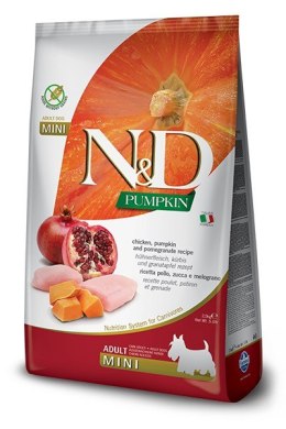 Farmina N&D Pumpkin sucha karma dla psów dorosłych małych ras z kurczakiem 7kg