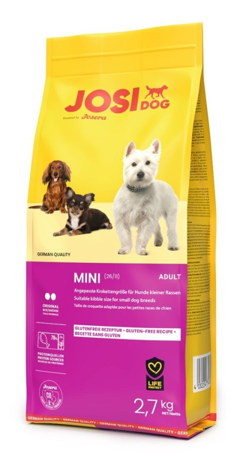 JOSERA JosiDog Mini - sucha karma dla psa - 2,7 kg JOSERA JosiDog Mini - sucha karma dla psa - 2,7 kg