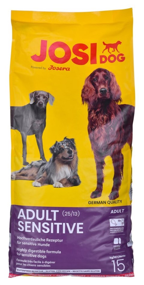 Josera JosiDog Adult Sensitive sucha dla psów 15kg Josera JosiDog Adult Sensitive sucha dla psów 15kg