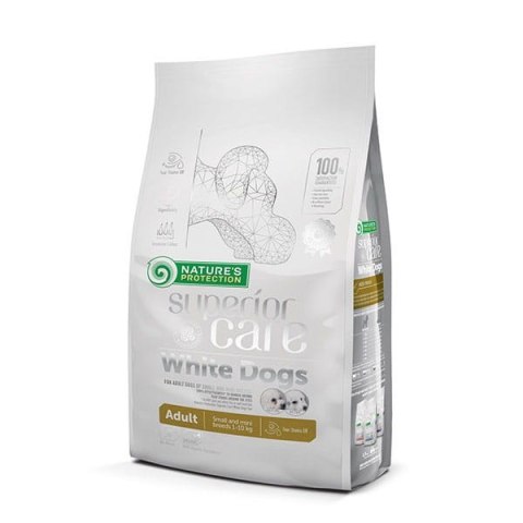 Nature's Protection White Dogs Adult Small and Mini Breeds with Jagnięcina 1.5kg Nature's Protection White Dogs Adult Small and Mini Breeds with Jagnięcina 1.5kg
