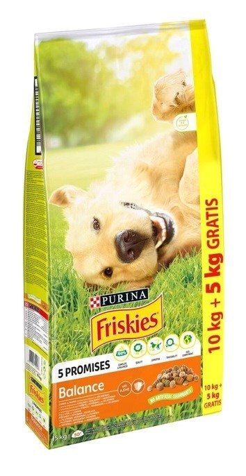 PURINA FRISKIES BALANCE Dog Chkn&Veg 10+5kg PURINA FRISKIES BALANCE Dog Chkn&Veg 10+5kg