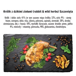 Paka Zwierzaka Seventh Heaven Królik z dzikimi ziołami PUPPY S 1,5kg