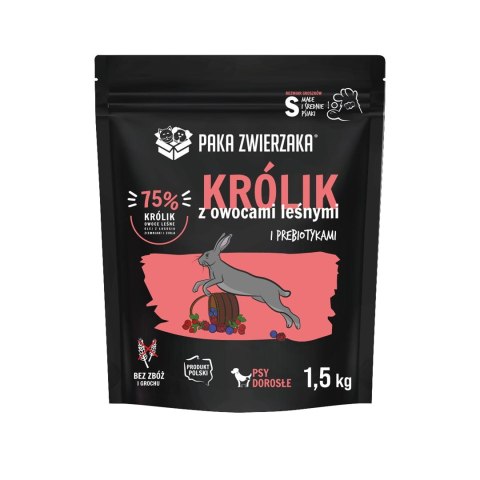 Paka Zwierzaka Seventh Heaven Królik z owocami leśnymi S 1,5kg Paka Zwierzaka Seventh Heaven Królik z owocami leśnymi S 1,5kg