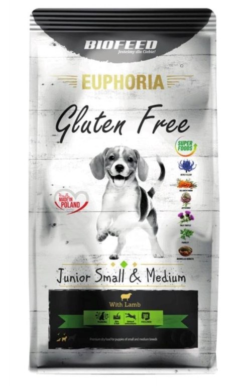 BIOFEED Euphoria G-F SMALL&MID jagnięcina 12kg BIOFEED Euphoria G-F SMALL&MID jagnięcina 12kg