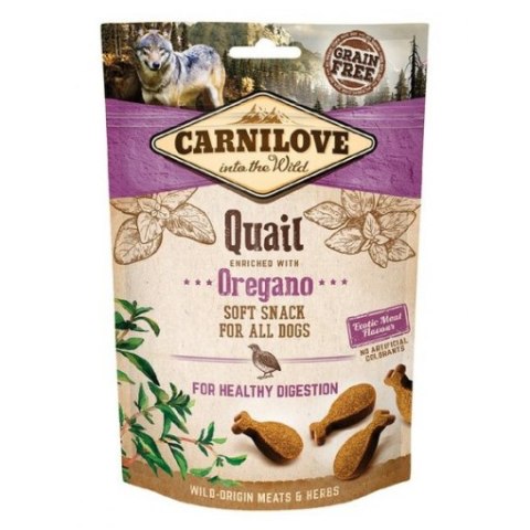CARNILOVE Soft Moist Snack Quail+Oregano - przysmak dla psa - 200 g CARNILOVE Soft Moist Snack Quail+Oregano - przysmak dla psa - 200 g