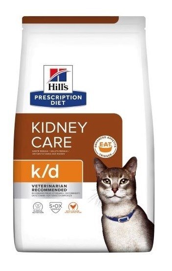 Hill's Prescription Diet Feline k/d Kidney Care - sucha karma dla kotów z chorobami nerek - 3 kg Hill's Prescription Diet Feline k/d Kidney Care - sucha karma dla kotów z chorobami nerek - 3 kg