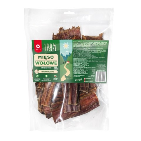 MACED 100% Natura mięso wołowe - przysmak dla psa - 500 g MACED 100% Natura mięso wołowe - przysmak dla psa - 500 g