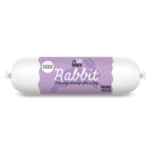 Paka Zwierzaka Pepe kiełbaski meat snack królik 200g Paka Zwierzaka Pepe kiełbaski meat snack królik 200g