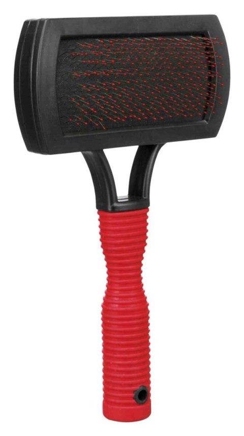 TRIXIE Szczotka plastikowa jednostronna do sierści dla psa i kota 17-10 cm TRIXIE Szczotka plastikowa jednostronna do sierści dla psa i kota 17-10 cm