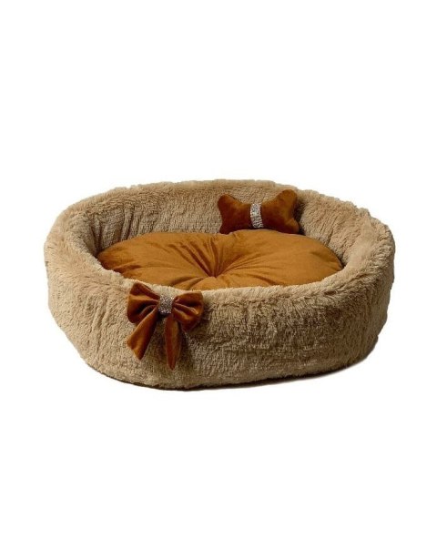 GO GIFT Kokardka camel XL - legowisko dla zwierząt - 65 x 60 x 18 cm GO GIFT Kokardka camel XL - legowisko dla zwierząt - 65 x 60 x 18 cm