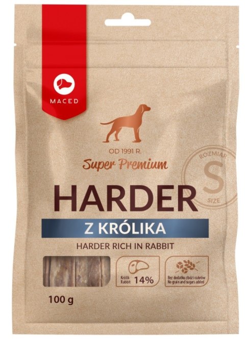 MACED Harder z królika S - gryzak dla psa - 100 g MACED Harder z królika S - gryzak dla psa - 100 g