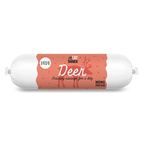 Paka Zwierzaka Pepe kiełbaski meat snack jeleń 200g Paka Zwierzaka Pepe kiełbaski meat snack jeleń 200g