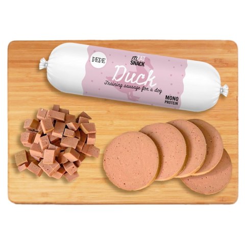 Paka Zwierzaka Pepe kiełbaski meat snack kaczka 200g Paka Zwierzaka Pepe kiełbaski meat snack kaczka 200g