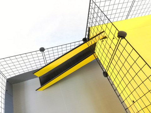 Klatka modułowa C&C 3x2 + Loft 2x1+ Rampa czarna Klatka modułowa C&C 3x2 + Loft 2x1+ Rampa czarna