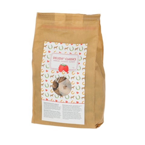 KERBL Smakołyki dla konia Delizia Classic, malina, 1 kg KERBL Smakołyki dla konia Delizia Classic, malina, 1 kg