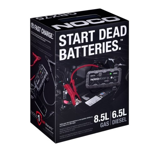 Noco GBX75 Boost X 12V 2500A Jump Starter Powerbank Noco GBX75 Boost X 12V 2500A Jump Starter Powerbank