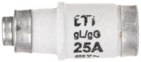 WKŁADKA TOPIKOWA ETI-D02/25A 25 A 400 V gL/gG E18 ETI WKŁADKA TOPIKOWA ETI-D02/25A 25 A 400 V gL/gG E18 ETI