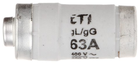 WKŁADKA TOPIKOWA ETI-D02/63A 63 A 400 V gL/gG E18 ETI WKŁADKA TOPIKOWA ETI-D02/63A 63 A 400 V gL/gG E18 ETI
