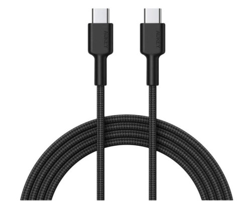 AUKEY KABEL USB-C 2.0, QC 18W, OPLOT, 0,9M, CZARNY