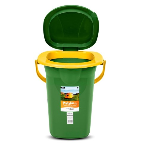 GREENBLUE TOALETA TURYSTYCZNA, CIEMNOZIELONO-POMARAŃCZOWA GB320GO