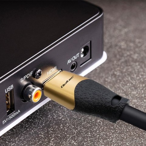 QOLTEC KABEL HDMI V2.1 ULTRA HIGH SPEED 8K | 60HZ | 30AWG | GOLD QOLTEC KABEL HDMI V2.1 ULTRA HIGH SPEED 8K | 60HZ | 30AWG | GOLD