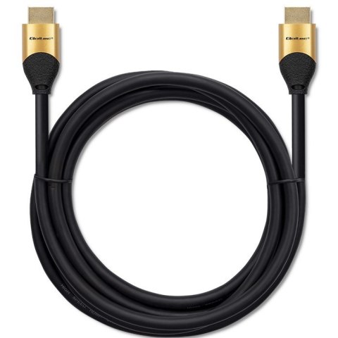QOLTEC KABEL HDMI V2.1 ULTRA HIGH SPEED 8K | 60HZ | 30AWG | GOLD QOLTEC KABEL HDMI V2.1 ULTRA HIGH SPEED 8K | 60HZ | 30AWG | GOLD