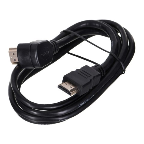 SAVIO KABEL HDMI V2.0 KĄTOWY 4K OFC CZARNY, ZŁOTE KOŃCÓWKI, ETHERNET/3D 1,5M CL-108 SAVIO KABEL HDMI V2.0 KĄTOWY 4K OFC CZARNY, ZŁOTE KOŃCÓWKI, ETHERNET/3D 1,5M CL-108