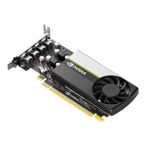 Karta graficzna PNY NVIDIA T1000 8GB, GDDR6, 4x mini DisplayPort, PCI Express 3.0, LP - ATX bracket, Small Box Karta graficzna PNY NVIDIA T1000 8GB, GDDR6, 4x mini DisplayPort, PCI Express 3.0, LP - ATX bracket, Small Box