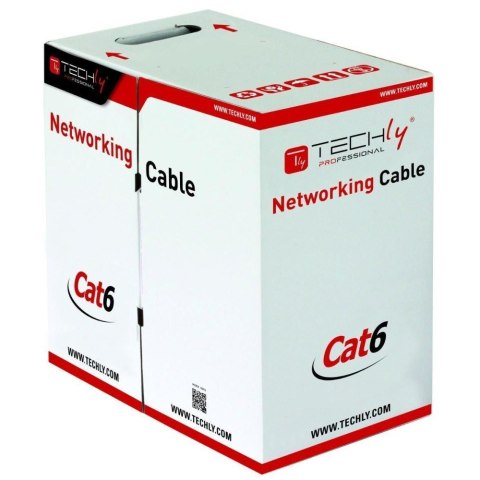 TECHLY SKRĘTKA U/UTP CAT6 LINKA 305M CCA SZARA ITP TECHLY SKRĘTKA U/UTP CAT6 LINKA 305M CCA SZARA ITP