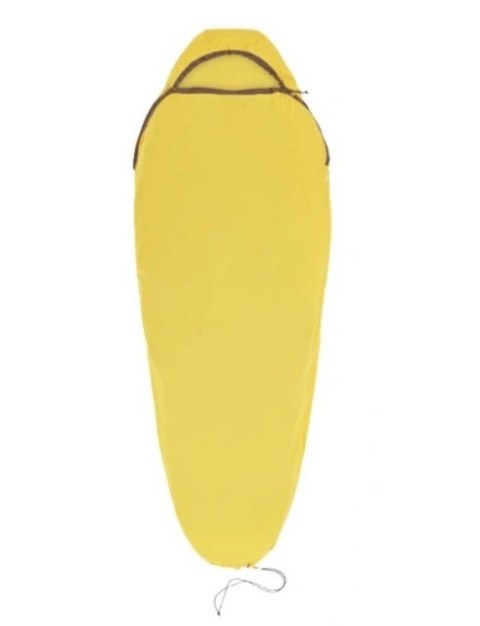Wkładka do śpiwora SEA TO SUMMIT Reactor - Mummy w/ Drawcord - Standard - Yellow Wkładka do śpiwora SEA TO SUMMIT Reactor - Mummy w/ Drawcord - Standard - Yellow