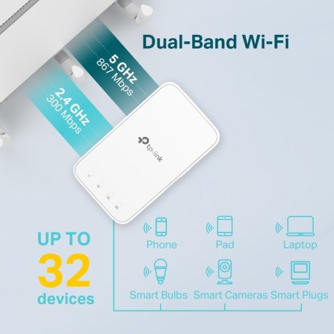 Wzmacniacz sygnału WiFi TP-LINK RE300 Wzmacniacz sygnału WiFi TP-LINK RE300