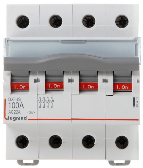 ROZŁĄCZNIK IZOLACYJNY LE-406489 TRÓJFAZOWY 100 A LEGRAND ROZŁĄCZNIK IZOLACYJNY LE-406489 TRÓJFAZOWY 100 A LEGRAND