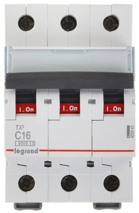 WYŁĄCZNIK NADPRĄDOWY LE-403545 TRÓJFAZOWY 16 A TYP C LEGRAND WYŁĄCZNIK NADPRĄDOWY LE-403545 TRÓJFAZOWY 16 A TYP C LEGRAND