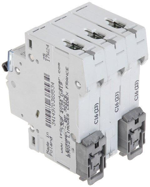 WYŁĄCZNIK NADPRĄDOWY LE-403545 TRÓJFAZOWY 16 A TYP C LEGRAND WYŁĄCZNIK NADPRĄDOWY LE-403545 TRÓJFAZOWY 16 A TYP C LEGRAND